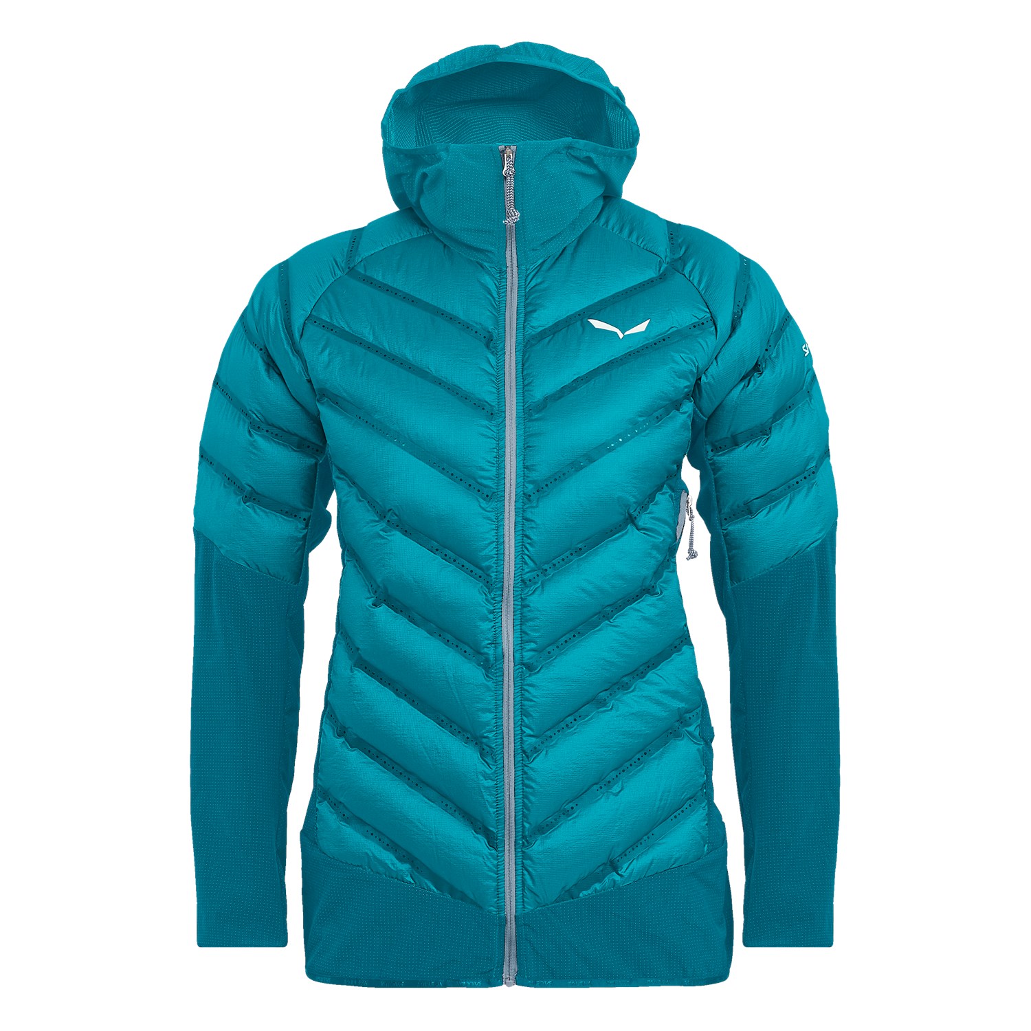 Chaqueta Plumas Mujer Chile - Salewa Agner Hybrid - Azules - VPQN-39521